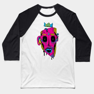 CMYK Strange King Juan Baseball T-Shirt